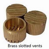 brass slotted core vents